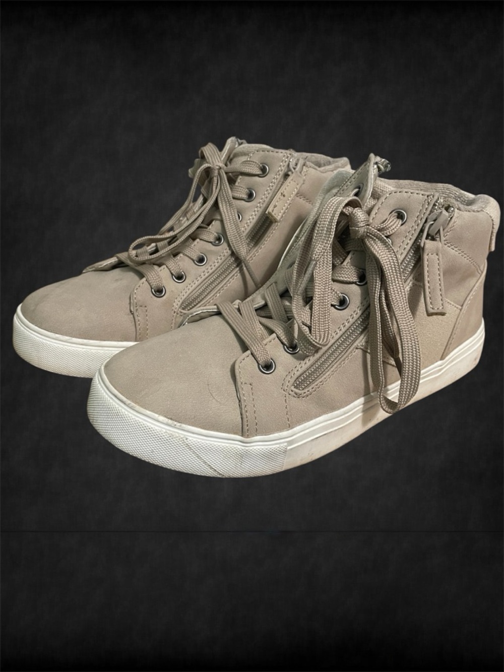 Maurices Taupe High-Top Sneakers